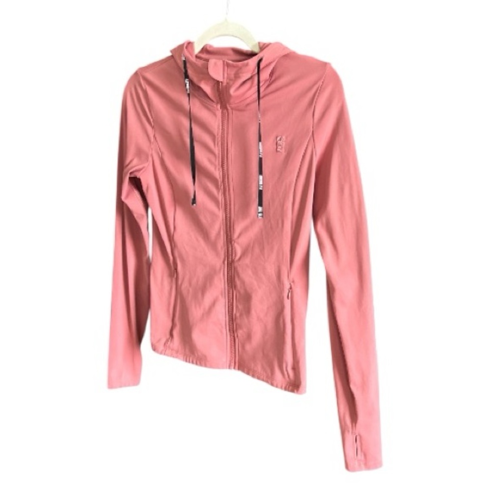 Pe Nation Agility Test Zip-Up Hooded Jacket Dusty Rose S View 5